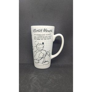 Mickey Mouse Sketchbook 16 Oz Latte Mug NEW